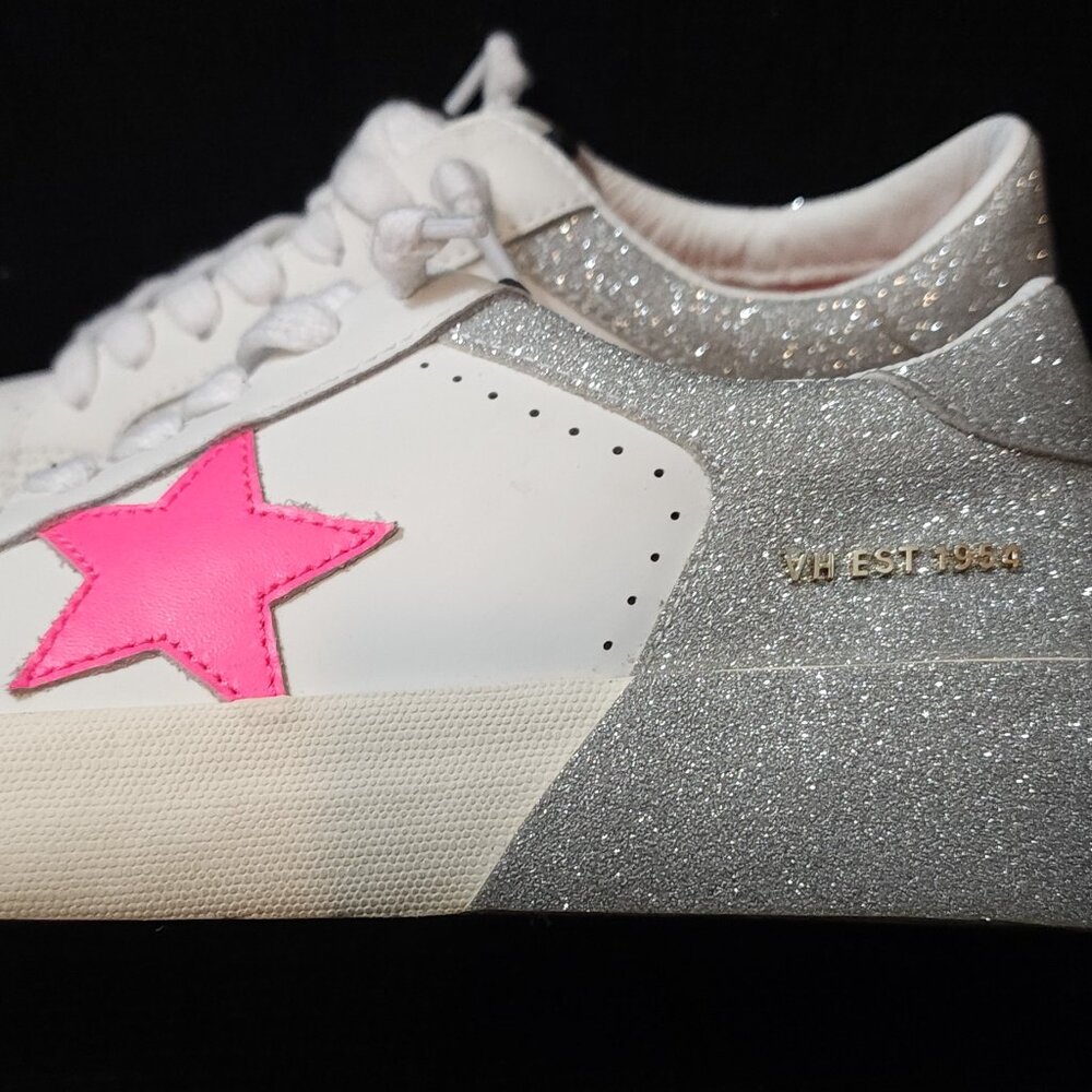 Vintage Havana Refresh Silver Multi Glitter Sneakers - Woman's Size 8 - Picture 7 of 10